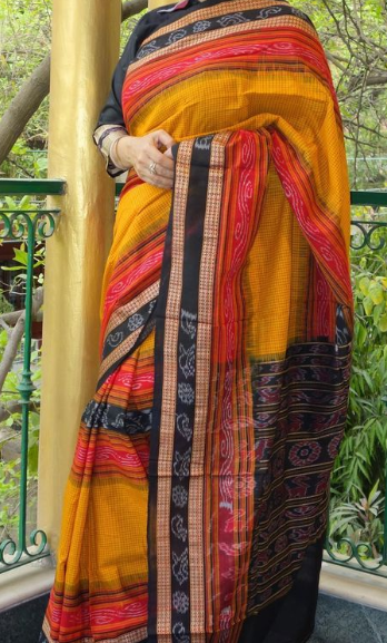 Sachipar saree Orange
